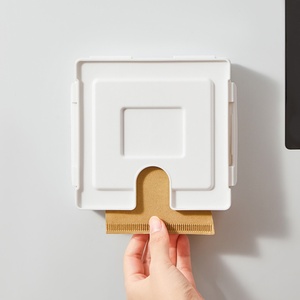 Eco-Friendly Household Coffee Filter Paper <b>Storage</b> <b>Box</b> Hand Brewed Coffee Accessories Dust Proof PP <b>Storage</b> Holders for <b>Kitchen</b> - Product Image 1