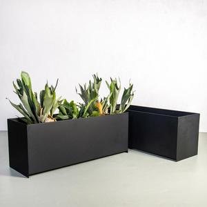 Jardinière extérieure en acier Corten, design traditionnel, pots à fleurs - Product Image 2