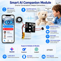 Speaker Asisten AI Mini Dengan WiFi BLE, Dua Mikrofon, Pengisian Daya Tipe-C, Dukungan Obrolan LLM dan Kustomisasi Label Pribadi