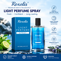 Parfum Léger pour Homme 50ml, Senteur Menthe Fraîche, Parfum Longue Durée, Cologne Douce pour Usage Quotidien et Rendez-vous Galants, Vente en Gros