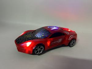 Auto Giocattolo Elettrica con Luci e Musica, Apertura Automatica delle Portiere, Rotazione a 360° °   Giocattolo Rotante con Personaggi dei Cartoni Animati per Bambini - Product Image 4