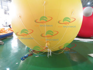 Visage gonflable ronde jaune, émoticône souriant, publicité, nouveau, - Product Image 6