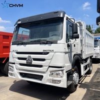 Sinotruk Howo 15 tonnes utilisé camion à benne basculante diesel résistant 4x2 371hp 6 pneu bon prix en vente