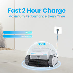 Nettoyeur <span class=keywords><strong>de</strong></span> piscine AI sans fil automatique Clambing Wall Robotic Swimming Clean Water Surface Ultrasonic Underwater Robot Vacuum - Product Image 5