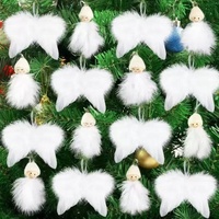 Ailes d'ange miniatures en plumes de poulet teintées, pour la décoration de pendentifs, accessoires de vêtements de poupée, utilisation carnaval - Vente directe usine