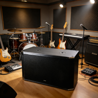 VAMAV Bocinas Profesional VSP15 Subwoofer de madera 15 pulgadas, 500W RMS, para eventos interior y exterior, sistema DJ