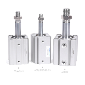Cilindro AIRTACS Serie <span class=keywords><strong>SCQ</strong></span> Nuevo y Original, ACQ32X20 ACQ32X32 ACQ32X30-B/S/SB, Ultra Delgado, Compacto, Estándar JIS - Product Image 2
