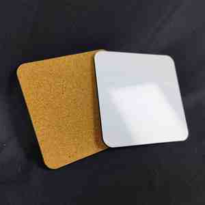 Sous-verres carrés en bois MDF vierges personnalisables pour sublimation, 95 mm, vente en gros - Product Image 4
