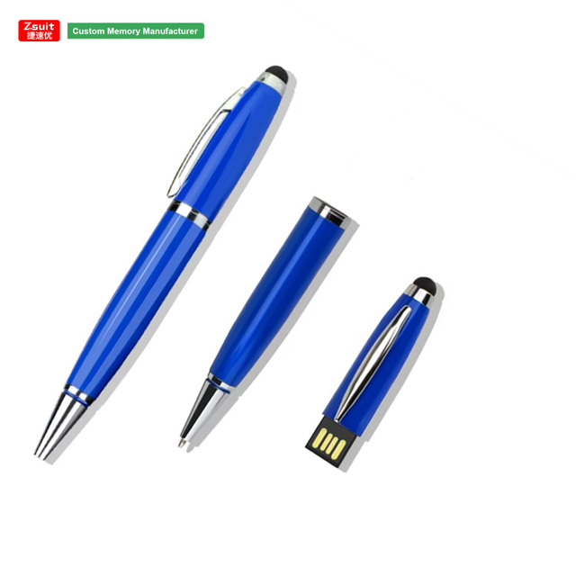 Promotional Ballpoint Touchscreen Pen Shaped Pendrive USB Key Memory Stick 8GB Business Gift Custom Logo 3.0 Usb Flash Drive
