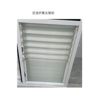 Auvent en aluminium imperméable de ventilation de profil de conception avec la moustiquaire