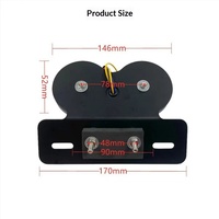 Pantalla LED Universal Personalizada Tipo Ojo de Gato, 6 Lentes, Posición Inferior, Nueva Luz de Señal de Giro de Repuesto para Motocicleta, Placa de Matrícula