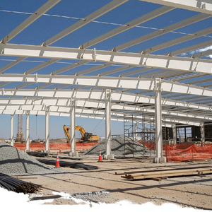 से प्रमाणित त्वरित असेंबली स्टील हैंगर पोल बैरन किट धातु गोदाम स्टील संरचना कार्यशाला भवन - Product Image 4