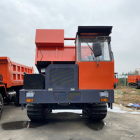 Chinois 10 tonnes petite piste hydraulique mini transporteur chargeur de benne sur chenilles
