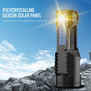 Đi Bộ Đường Dài Cắm Trại Đèn Lồng Có Thể Sạc Lại Torch Ánh Sáng Tìm Kiếm <span class=keywords><strong>LED</strong></span> Khẩn Cấp Ánh Sáng Ngọn Đuốc <span class=keywords><strong>LED</strong></span> Siêu Sáng Đèn Pin - Product Image 4