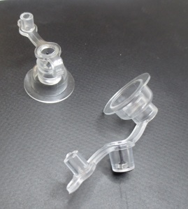 Valve de gonflage de <span class=keywords><strong>buse</strong></span> gonflable en <span class=keywords><strong>PVC</strong></span> transparent de haute qualité pour anneau de balançoire de jouet de bateau gonflable - Product Image 4