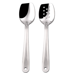 DFG116 Stock for Wholesales Special Design Buffet <b>Serving</b> <b>Spoon</b> with or Without Drawing Holes - Product Image 1