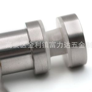 Stainless Steel Glass Connector Brushed Finish Frameless Bathroom Shower Door <b>Hardware</b> F-1059 - Product Image 4