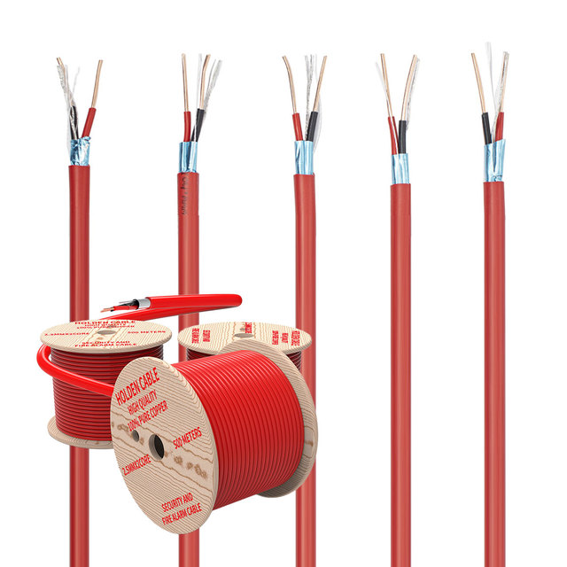 PH30 PH60 PH120 Fire Rated Cable Shielded Fire Resistant Cable 2 Core 4 Core for Fire Alarm Cable