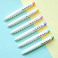 Mini stylo gel portable Macaron mignon à pression, à séchage rapide, en plastique, personnalisable avec logo