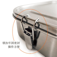 Boîte à déjeuner en acier inoxydable, Bento isolé sous vide de qualité alimentaire sans BPA boîte à Lunch en métal