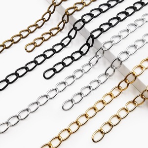 Aluminum Chain Twist Chain <b>Small</b> Size Oxidation Treatment Fashion Accessories For <b>Backpack</b> Belts And Jewelry - Product Image 3