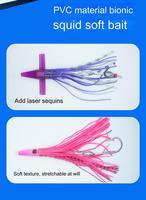 Big Game Fishing Offshore Angelköder Individuelle Spreizstange Thunfisch Feder Blei Jig Daisy Chain Salzwasser Schleppköder
