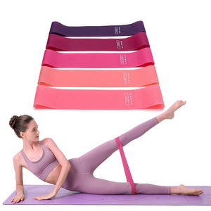 Bande de Résistance Élastique pour Exercices des Fessiers en TPE – Yoga, Fitness, Entraînement de Résistance, Étirements, Squats – Colorée - Product Image 5
