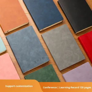 Promotion à succès : Carnet A5 en cuir PU doux au toucher, logo d'entreprise personnalisé, cadeau d'affaires pour <span class=keywords><strong>le</strong></span> bureau - Product Image 4