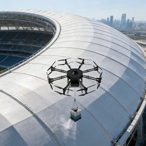 Dron de Carga Pesada GT300, Capacidad de Carga de 300 kg, Diseño de 16 Rotores, Vuelo Estacionario Estable para Transporte Logístico, Tareas Agrícolas e Industriales - Product Image 3