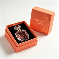 Boîte en velours de luxe personnalisée pour parfum, huile essentielle, sérum pour le soin de la peau, emballage de parfum en matériaux recyclés, boîte en papier cosmétique