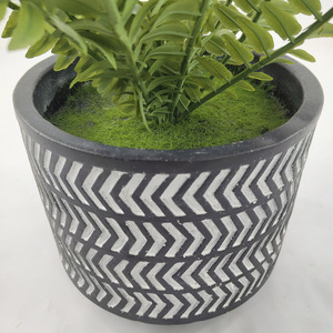 Plante de fougère artificielle écologique <span class=keywords><strong>en</strong></span> <span class=keywords><strong>pot</strong></span> <span class=keywords><strong>en</strong></span> plastique pour la décoration intérieure ou les mariages - Product Image 6