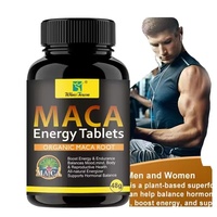 Comprimés de Maca pour la puissance masculine, booster naturel, comprimés pour la puissance masculine, complément alimentaire stimulant, pilules énergétiques pour hommes, capsules de Maca
