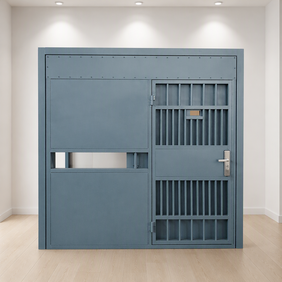 Carbon Steel Prison Cell Door Anti-corrosion Jail Security Door for ...