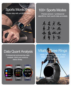 Reloj Inteligente Saludable S201 con Pantalla AMOLED, Bomba de Aire, Frecuencia Cardíaca, Presión Arterial, Llamada SOS, NFC, Seguimiento Deportivo, Reloj Inteligente para Hombres y Mujeres - Product Image 5