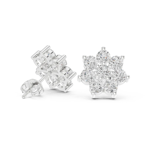 Goujons intemporels en or argenté 14 carats fabriqués avec une étincelle exquise et un design durable pour un usage quotidien en Inde - Product Image 6