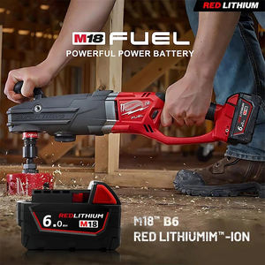 Bateria Milwaukee 18V M18B6 6000mAh Recarregável Compatível com Ferramentas Milwaukee Embalada em Caixa Colorida - Product Image 4