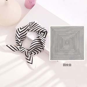 Bufandas de Satén de Seda de Poliéster para Mujer, Impresión Digital Personalizada OEM ODM, Tela de Lona, Mezclilla, Rayón y Algodón - Product Image 5