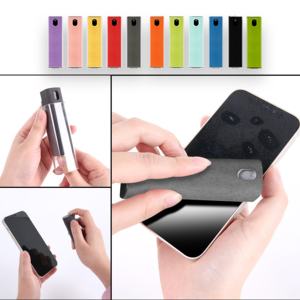 Hot Koop Herbruikbaar Digitaal Apparaat Laptop <span class=keywords><strong>Tablet</strong></span> Cleaner Draagbare 2-In-1 Microfiber Telefoon En Schermreiniger Spray - Product Image 2