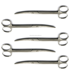กรรไกรตัดเยื่อและเย็บแผล Medivolve Mayo แบบโค้ง 17 ซม. ทำจากสแตนเลสสตีล ชุด 5 ชิ้น อุปกรณ์ผ่าตัด คุณภาพดีจากผู้จัดจำหน่ายชั้นนำ - Product Image 3