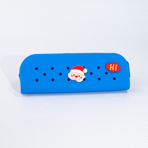 Biểu Tượng Tùy Chỉnh Croc Lỗ Silicone Bút Chì Trường Hợp Trở Lại Trường Học Văn Phòng Phẩm Trẻ Em Sáng Tạo Dễ Thương DIY Bút Túi Đa Chức Năng Lưu Trữ Pouch - Product Image 5