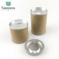 Cylindre en papier recyclable OEM pour l'alimentation, impression personnalisée, bio