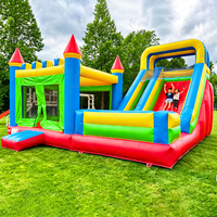 Château gonflable pour enfants, structure de saut gonflable, château gonflable pour fête d'enfants, toboggan gonflable en PVC, combo gonflable à vendre