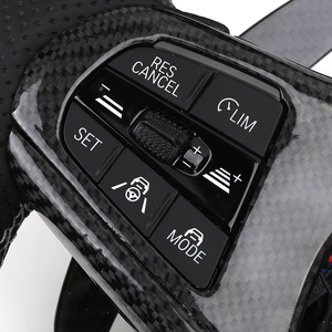 Volante in Pelle Semi-Perforata Riscaldato con LED e Carbonio per <span class=keywords><strong>BMW</strong></span> <span class=keywords><strong>G11</strong></span> G15 G20 G30 G31 M2 G87 M3 G80 M4 G42 G82 M5 F90 X5M F95 F96 - Product Image 4