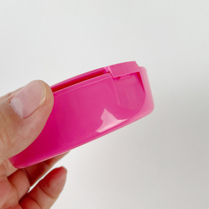 Cross-border round dental <b>case</b> with mirror, portable <b>retainer</b> storage box, denture tray <b>case</b>, orthodontic snap-on type - Product Image 2