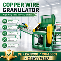 Machine de granulation de fil de cuivre commercial pour fils fins, avec une disposition compacte pour une production de granulés de cuivre purs