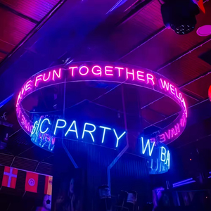 Dấu hiệu thả vận chuyển linh hoạt tùy chỉnh Neon signage <span class=keywords><strong>RGB</strong></span> <span class=keywords><strong>LED</strong></span> Flex thư <span class=keywords><strong>RGB</strong></span> tùy chỉnh Neon dấu hiệu Giao hàng nhanh Neon trang trí nội thất - Product Image 6