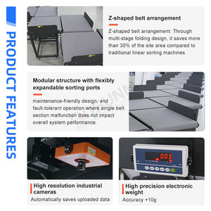 Gosunm Intelligent Express Parcel Sorting Machine Visual Scan Series Z Type Parcel Sorting Machine - Product Image 3