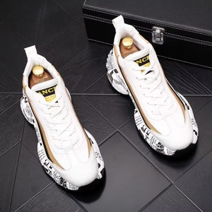 Chaussures de sport décontractées pour hommes, version coréenne, respirantes, montantes, style 'Dad Sneakers' tendance, pour l'automne, l'hiver et le printemps - Product Image 2