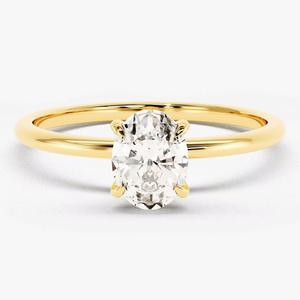 Anelli di Coppia <span class=keywords><strong>Solitario</strong></span> in <span class=keywords><strong>Argento</strong></span> Sterling S925 con Diamante Moissanite VVS1 di Alta Moda per Fidanzamento e Matrimonio - Product Image 5