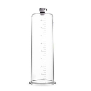 Cilindro de Vacío de 6 Tamaños para Bombas de Mejora del Pene, Acrílico Transparente sin Costuras con Marcas de Medición y Conexión de Bloqueo - Product Image 6